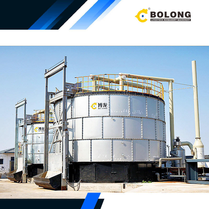 Bolong composting tank makes chicken manure treatment easier