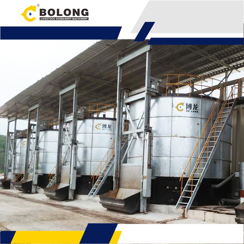 Green Chicken Manure Composting Tank Support Ecological Agriculture