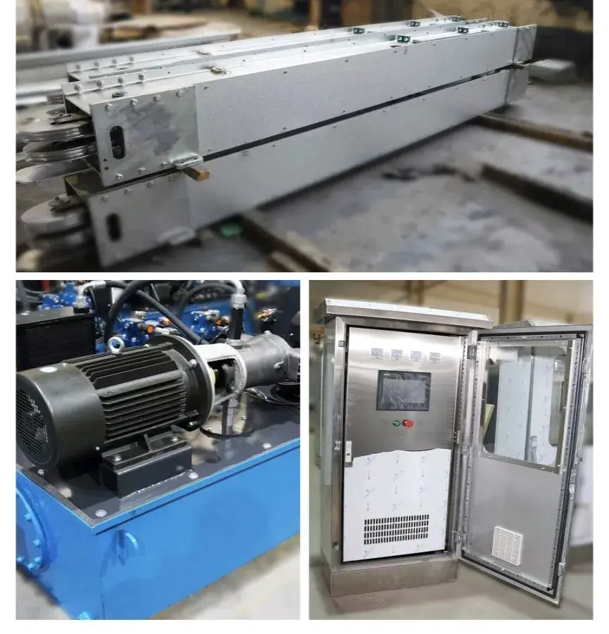 Diagram of motor and control cabinet for livestock and poultry manure fermentation tank