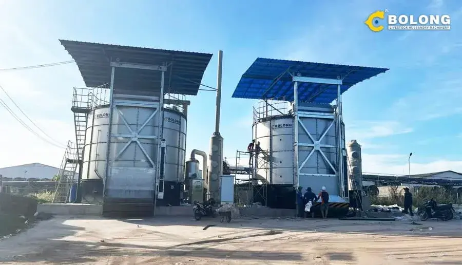 Organic fertilizer produced by Bolong industrial composting machine supplied to European supermarkets